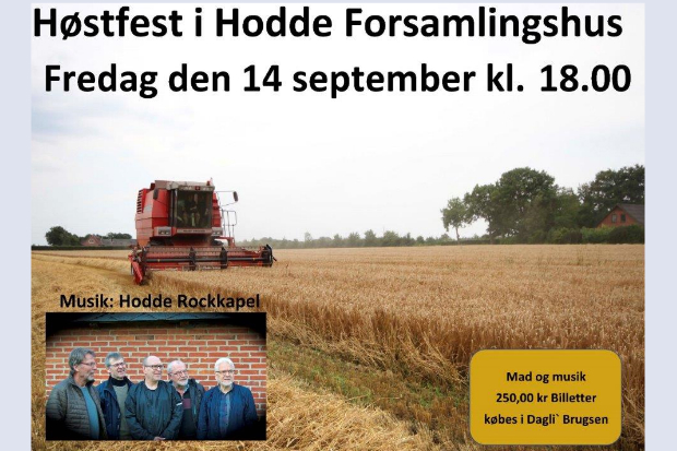 Oplev høstfest på Hodde Forsamlingshus